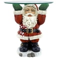 thumbnail image 1 of Adorno de resina para mesa navideña con tapa de cristal escultural de Papá Noel, sala de estar para el hogar de Navidad S, 1 of 4