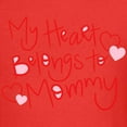 thumbnail image 3 of CafePress - My Heart Belongs To Mommy Kids Dark T Shirt - Dark T-Shirt Kids XS-XL, 3 of 4