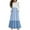 #A03-Light Blue, variant on Abcomgle Long Dresses for Girls 12-14 Casual A-Line Ruffle Long Sleeve Girls Long Dresses Colorblock Crew Neck Sundresses Tiered Dresses with Pockets,Hot Pink
