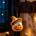 thumbnail image 6 of Hyrbek Halloween Acrylic Hanging Ornament, Animal Pumpkin Decor, Cute Pumpkin Animal Ornament, Fall Autumn Hanging Decoration for Home Window Tree Party, Mini Halloween Decor, #07, 6 of 6