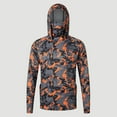thumbnail image 2 of Hpapadks Hoodies for Men Graphic Sun Protection Camo Hoodies Pullover with Face Mask Lightweight Breathable Uv Blocking Outdoor Hiking Fishing Gear Men's Sweatshirts, 2 of 5