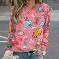 thumbnail image 2 of Fire Engine Car Truck Mom Sweatshirt For Women Long Sleeve Pullover, 2 of 7