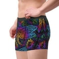 thumbnail image 4 of Disketp Indian Mandalas Dragonfly Men'S Boxer Briefs,Soft And Breathable Cotton Underwear With Comfortflex Waistband, 4 of 9