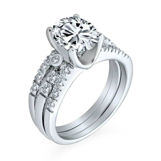 Pave band shop with solitaire