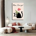 thumbnail image 5 of Mothers Day Poster  I Love You Mom Wall Art Gift From Daughter Son Mother'S Day Canvas Print Cute Gift For Mom, 5 of 7