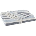 thumbnail image 2 of Harper Lane Matera Blue Chenille Stripe Throw Adult, 2 of 4