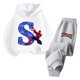 thumbnail image 4 of Spidermans Jungen sudaderas con capucha conjunto de mangueras Kinder Wunder Anime breve AZ sudadera manguera Kinder invierno cálido Kleidung Geschenk heiße Verkäufe, 4 of 5