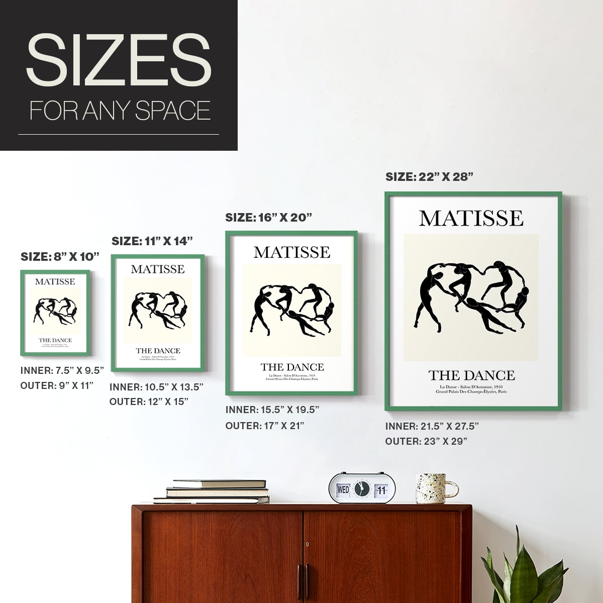 Matisse XCVII Framed Print - Solid Wood