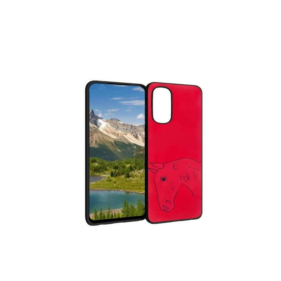 Compatible with Motorola Moto G Stylus 4G 2022 Phone Case, Horse-434993-109 Case Silicone Protective for Teen Girl Boy Case for Motorola Moto G Stylus 4G 2022