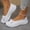 White, variant on KEVCHE Womens Casual Knit Breathable Mesh Shoes for Everyday Wear, Lightweight Slip-On Walking Sneakers with Cushioned Insole, Comfortable Athletic Casual Footwear