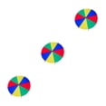 thumbnail image 1 of Soidarity Los niños juegan Rainbow Parachute Juego al aire libre Ejercicio Deporte Juguete 2M Type1 NO1, 1 of 1