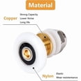 thumbnail image 3 of Shower Sliding Door Roller Replacement Shower Roller for Roller 8 pieces 25mm, 3 of 4
