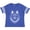 Football Blue and White, variant on Tribal Wolf Head Boys or Girls Toddler T-Shirt