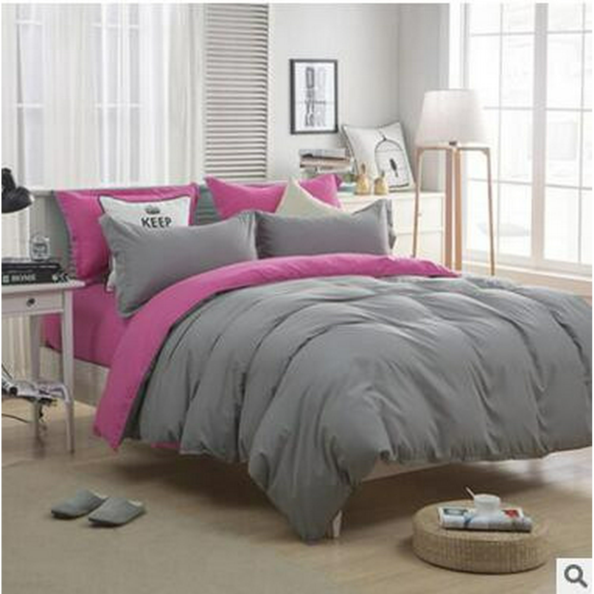 Home 4 Piece Bedding Duvet Cover Set Quilt Cover 79x91cm