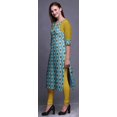 thumbnail image 3 of Bimba Kurti Longue Robe en Coton Imprimé Tunique Droite pour Femmes Haut Indien-Large, 3 of 6