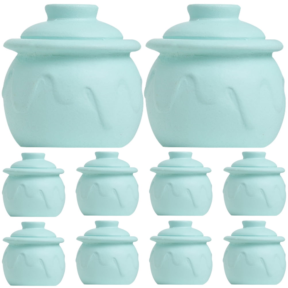 10Pcs Miniature Pickle Jar Mini Kitchen Pickle Jar Kids Kitchen Pretend
