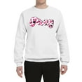 thumbnail image 2 of Wild Bobby, Pray Bubble Letters Inspirational/Christian Unisex Crewneck Graphic Sweatshirt, White, Medium, 2 of 6