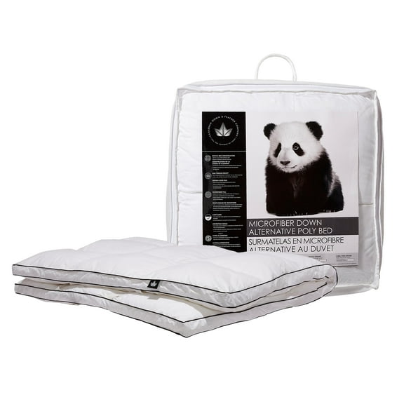 Canadian Down & Feather Company  Microfiber Down Alternative Poly Bed - White Twin