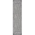 thumbnail image 3 of JONATHAN Y MOROCCAN HYPE 2 x 8 Runner Rug, Ziri Moroccan Geometric - Gray/Cream, MOH210B-28, 3 of 9