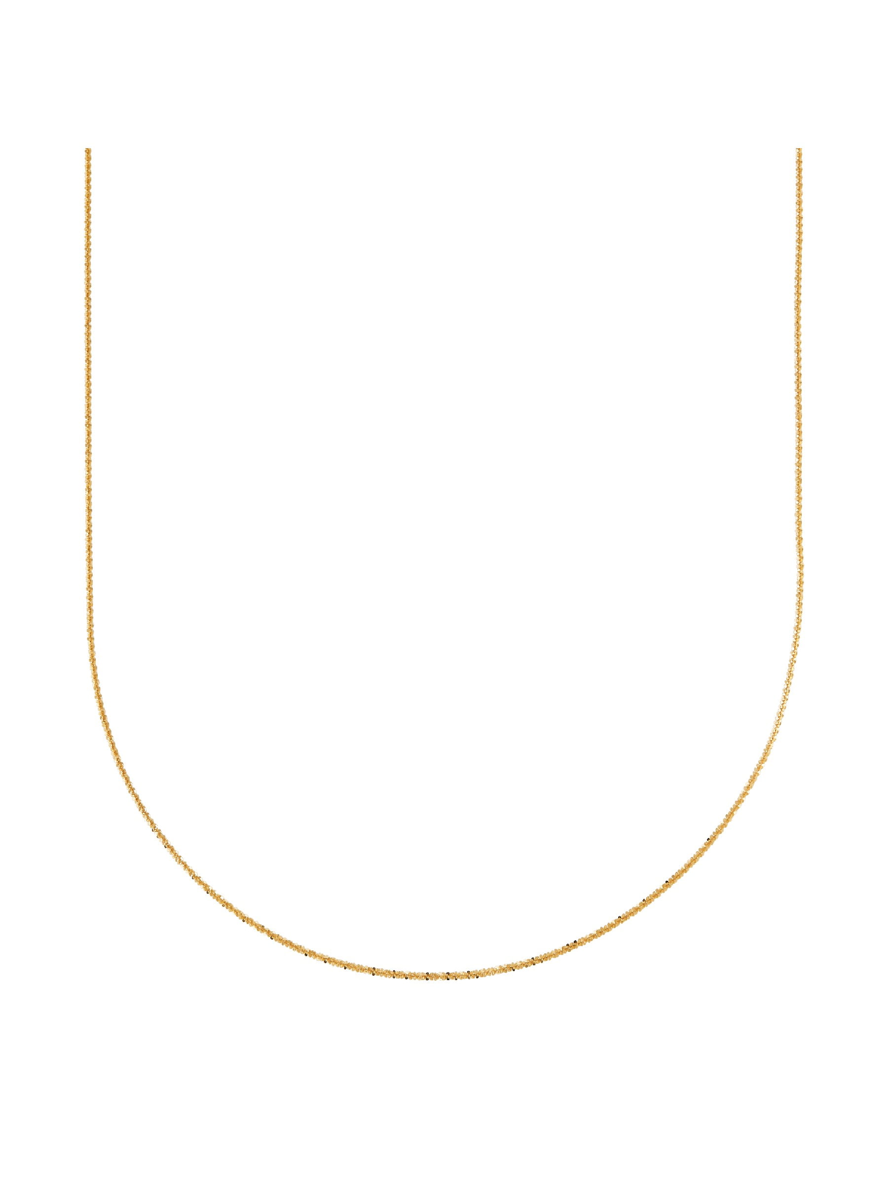 Criss-Cross Chain Necklace in 14kt Gold 
