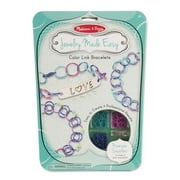 Melissa & Doug Jewelry Made Easy Color Link Bracelet-Making Set (Makes 3 Bracelets)