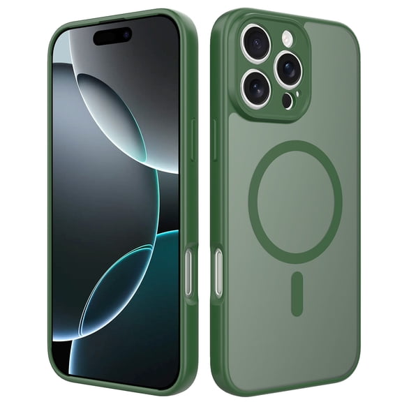 XNB Shockproof Case for iPhone 16 Pro Max,Compatible with Magsafe, Camera Guard, Thickened, Scratch Resistant