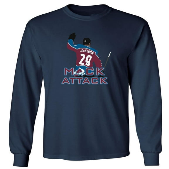 LONG SLEEVE Avalanche Mack Attack Nathan Nate MacKinnon T-shirt