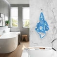 thumbnail image 2 of Yayeee 100% Cotton Hand Towels for Bathroom 16" x 28" Soft Absorbent Kitchen Towel, Blue Bears, 2 of 7