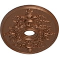 thumbnail image 3 of Ekena Millwork 30 3/4"W x 21 1/4"H x 3 7/8"ID x 1 5/8"P Alexa Ceiling Medallion (Fits Canopies up to 5 5/8"), Hand-Painted Polished Copper, 3 of 6