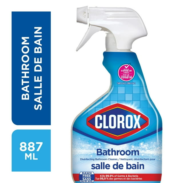 Clorox® Disinfecting Bathroom Cleaner Spray, 887 mL