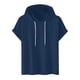 thumbnail image 1 of pstuiky camisetas de hombre, Camiseta deportiva informal de manga corta con capucha y cuello redondo para hombre camisetas de hombre l, 1 of 5