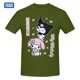 thumbnail image 1 of Camiseta de Sanrio Kuromi & My Melody, camiseta de manga corta Harajuku, camiseta gráfica 100% de algodón, camiseta de marcas, 1 of 4