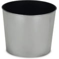 thumbnail image 5 of Cheungs PP-102SV 7 in. Round Tapered Recycled Plastic Planter, Silver, 5 of 5