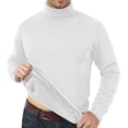 thumbnail image 3 of Migroa Men's Thermal Base Layer Top, Fleece Lined Long Sleeve Shirt, Thickened Warm Undershirt for Winter, Can Be Worn Alone As Casual Tee, Solid Color Versatile Staple, Essential, 3 of 10