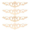thumbnail image 3 of Apliques Para Muebles Seguros Y Duraderos De 4 Piezas, Apliques Tallados, Sala De Reuniones Para Regalo De Cerca De Jardín De Gabinete, 3 of 7