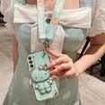 thumbnail image 5 of Hello Kitty Holder Bracelet Strap Lanyard Plating Phone Case For Samsung Galaxy A53 A73 A13 A23 A33 A12 A22 A32 A52 A52S A72 A04, 5 of 5