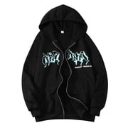 Men's Hoodies & Sweatshirts Hot Hoodie Hoodies Sweatshirts Zip Up Hoodie Streetwear Lightweight Hoodie Print Drawstring Sweat Jacket Trendy Hoodies Mens Hoodies Pullover Unisex 90s
