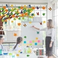 thumbnail image 4 of 106 Pieces Tree Classroom Bulletin Board Set with Leaves and Butterflies Autumn Thanksgiving Fall Tree Bulletin Board Decorations Tree Cutout Maple Leaves Cutout for Classroom Home Decoration, 4 of 7