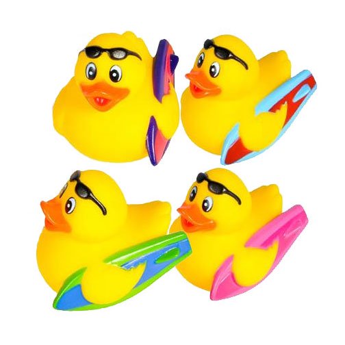 Rhode Island Novelty Rubber Ducks SURFER DUCKS (Set of 4 Styles