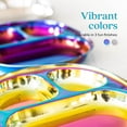 thumbnail image 6 of Stainless Steel Kids Plates | Pediatrician Designed | Balanced Bites Divided Plates for Toddlers | Non Toxic & 100% BPA Free | Dishwasher Safe | Set of 4 (Iridescent Blue), 6 of 16