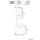 thumbnail image 5 of Combo Gabinete De Baño MOSCÚ Y Botiquín Con Espejo, 5 of 6