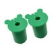 thumbnail image 5 of Bujes para alimentación de cables, 2 clips de pared de fácil instalación, kit de enrutamiento de cables, ojales para cables de red para orificios de Verde, 5 of 8