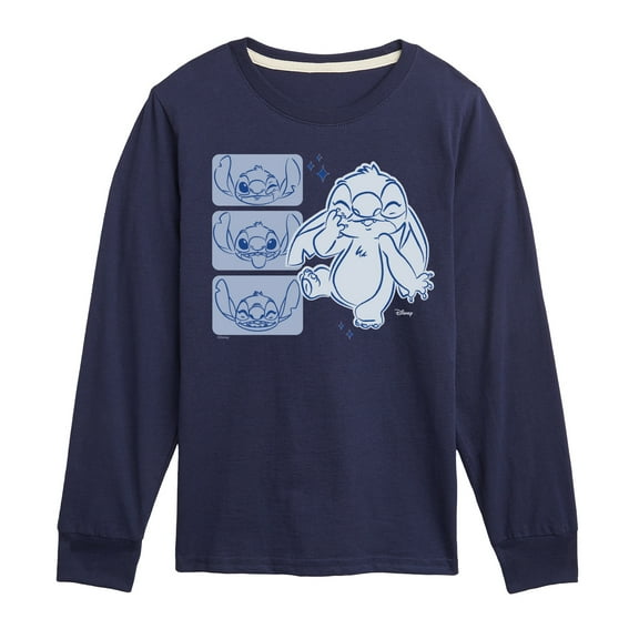 Disney - Lilo & Stitch - Sketch Drawing Of Stitch - Toddler & Youth Long Sleeve Graphic T-Shirt