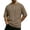 Coffee, variant on Men's Waffle Knit Henley T-Shirt Short Sleeve Raglan Sleeve Casual Pocket Tee