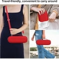 thumbnail image 2 of SHIQI-Carrying Case Compatible with Beats Pill Wireless Bluetooth Speaker, Beats Pill Portable Speaker Holder Bag with Extra Mesh Pocket for Charging Cables, Red+Red, 2 of 4