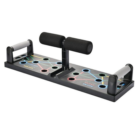 Multifunctional push-up plates - colour coded wide push-up plate system,
