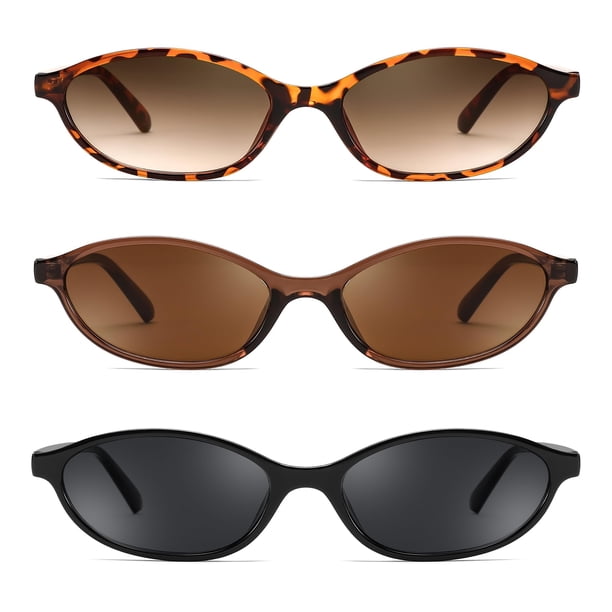 Gafas de sol FEISEDY retro ovaladas con forma de ojo de gato para mujer B0257