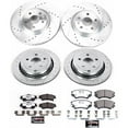 thumbnail image 3 of PowerStop Front and Rear Z26 Street Warrior Carbon-Fiber Ceramic Brake Pad and Drilled and Slotted Rotor Kit Fits: CHEVROLET Select Models K5949-26, 3 of 9