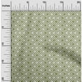 thumbnail image 2 of oneOone Silk Tabby Forest Green Fabric Geometric Sewing Material Print Fabric By The Yard 42 Inch Wide, 2 of 5