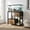 Fiery clouds, variant on 4-Tier Open Storage Aquarium Stand with Drawers, Metal Wood Freestanding Rack Power Outlets for 20-37 Gallon Fish Terrarium Turtle Tank Display